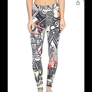 Reebok Yoga Graffiti Leggings NWOT